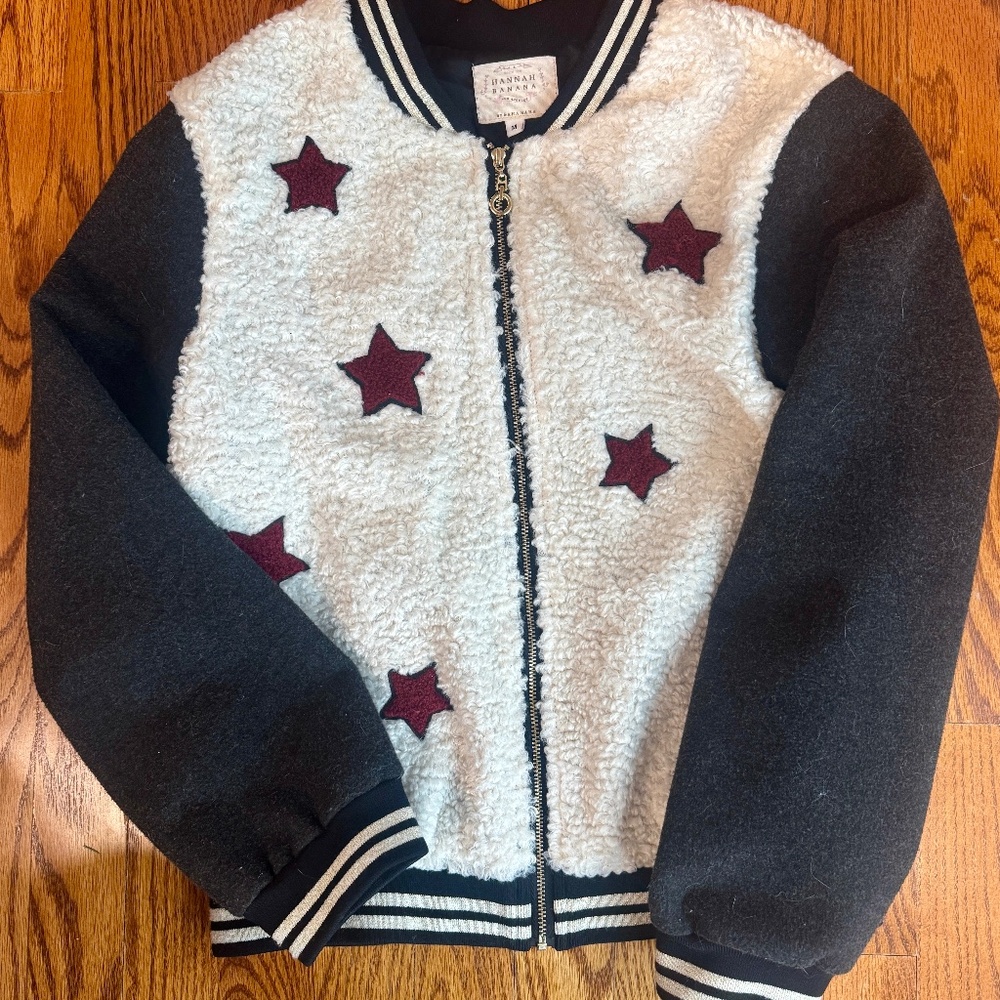 Faux fur jacket for girls